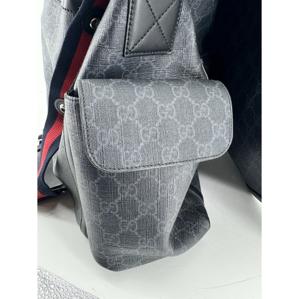 Gucci supreme diaper bag authentic